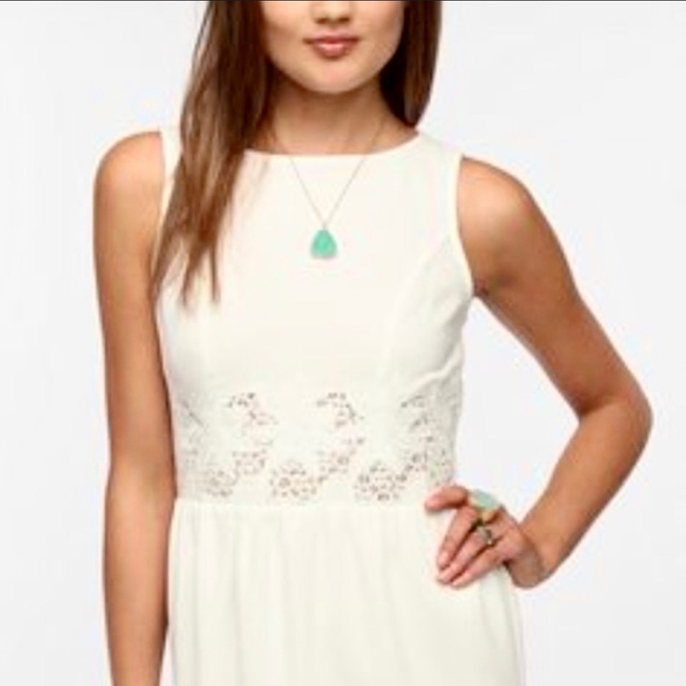 White Pins & Needles Dress